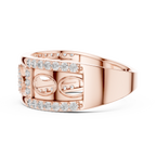 Valerienne Oval Pavé Lab Grown Diamond Ring