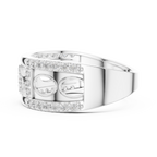 Valerienne Oval Pavé Lab Grown Diamond Ring