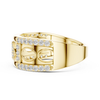 Valerienne Oval Pavé Lab Grown Diamond Ring