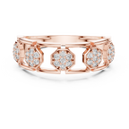 Octavelle Hexagon Cluster Lab Grown Diamond Ring.