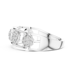 Octavelle Hexagon Cluster Lab Grown Diamond Ring.