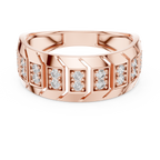 Veylora Geometric Pavé Lab Grown Diamond Ring