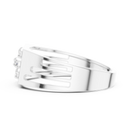 Cavellion Triple Bar Pavé Lab Grown Diamond Ring