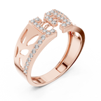Rosavelle Openwork Pavé Lab Grown Diamond Ring