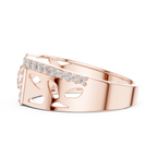Rosavelle Openwork Pavé Lab Grown Diamond Ring