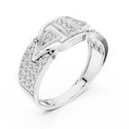 Noble Diamond Gold Ring – Stylish Luxury Band