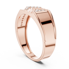 Kaelvion Chevron Arrow Pavé Lab Grown Diamond Ring