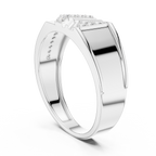 Kaelvion Chevron Arrow Pavé Lab Grown Diamond Ring