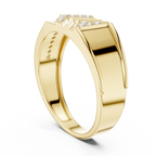 Kaelvion Chevron Arrow Pavé Lab Grown Diamond Ring