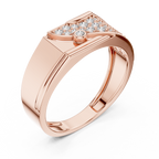 Elvaris Diagonal Lab Grown Diamond Ring