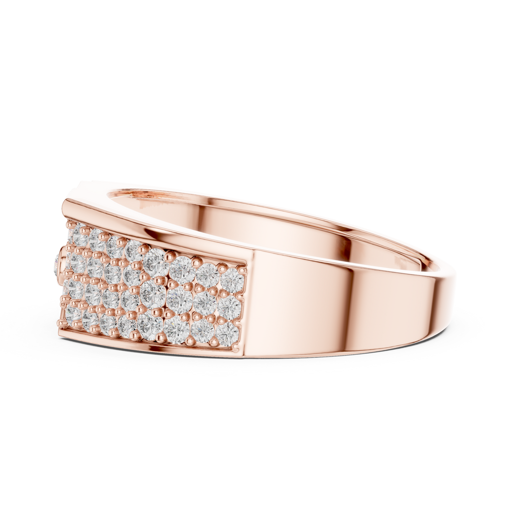 Elvaris Diagonal Lab Grown Diamond Ring