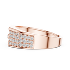 Elvaris Diagonal Lab Grown Diamond Ring