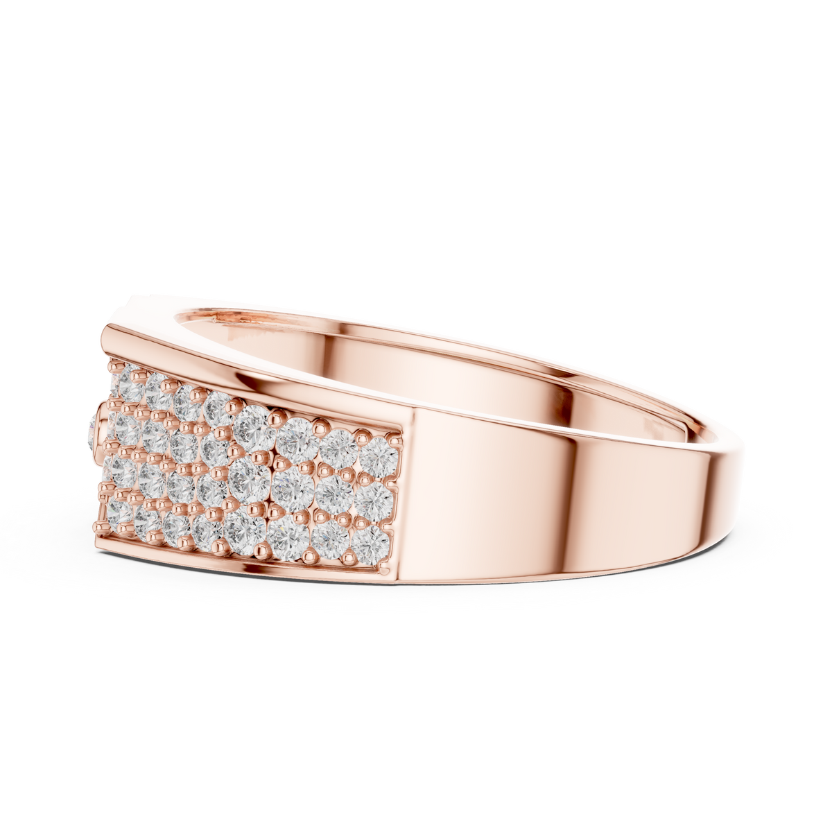 Elvaris Diagonal Lab Grown Diamond Ring