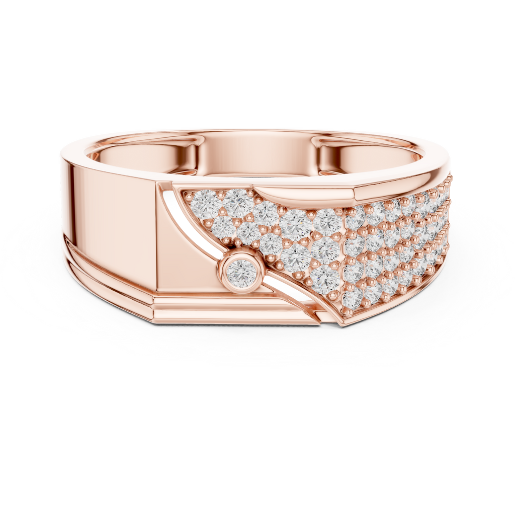 Elvaris Diagonal Lab Grown Diamond Ring