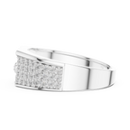 Elvaris Diagonal Lab Grown Diamond Ring