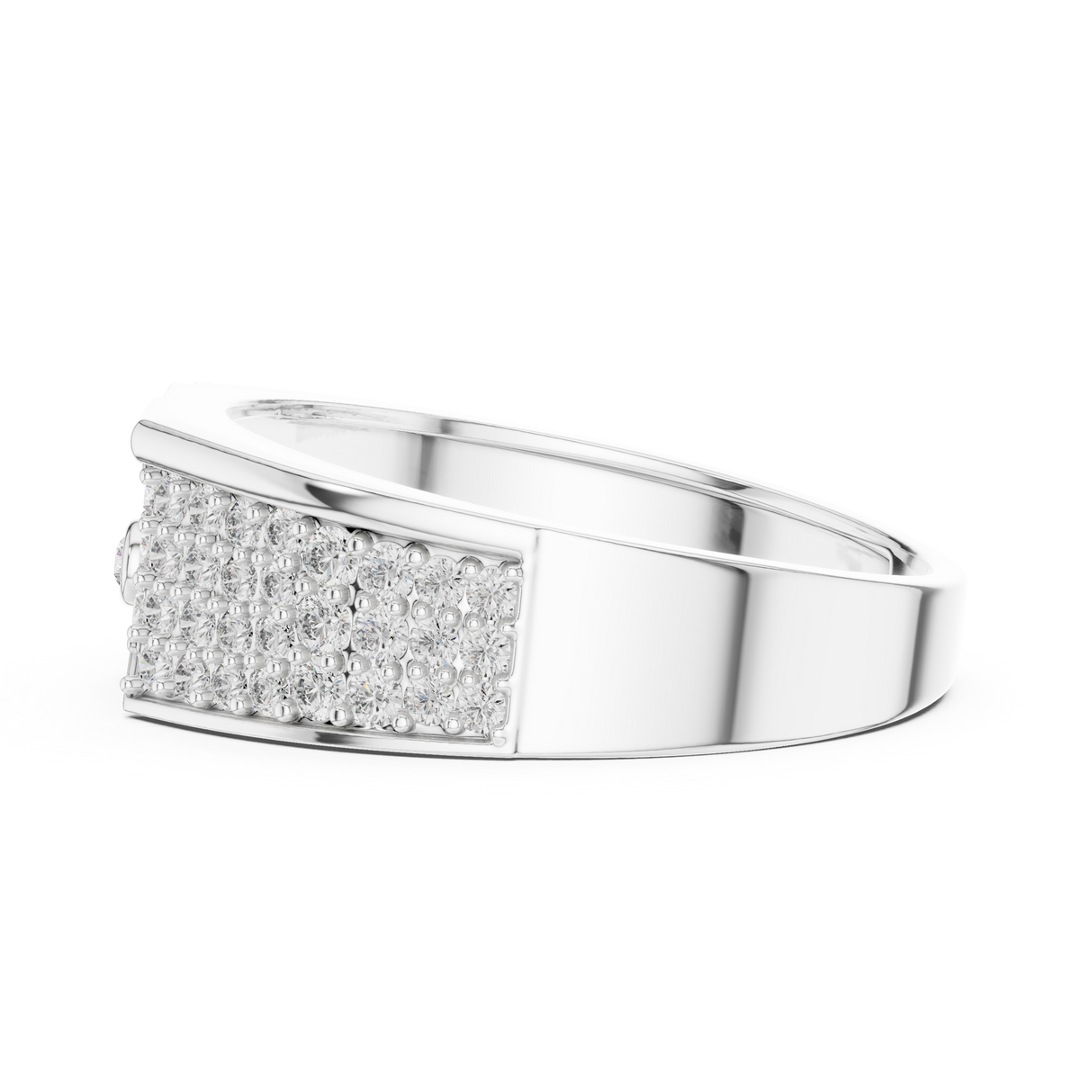 Elvaris Diagonal Lab Grown Diamond Ring