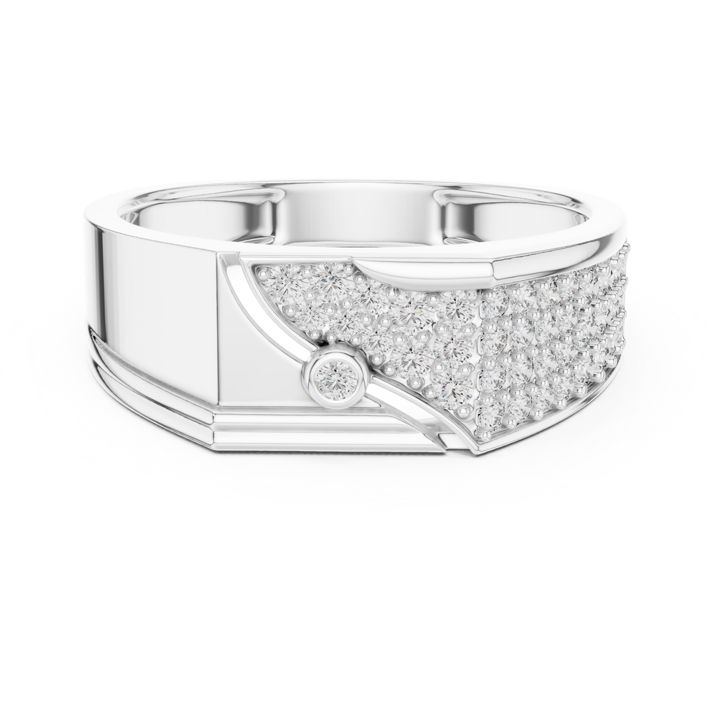 Elvaris Diagonal Lab Grown Diamond Ring