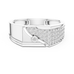 Elvaris Diagonal Lab Grown Diamond Ring
