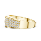 Elvaris Diagonal Lab Grown Diamond Ring