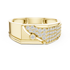 Elvaris Diagonal Lab Grown Diamond Ring