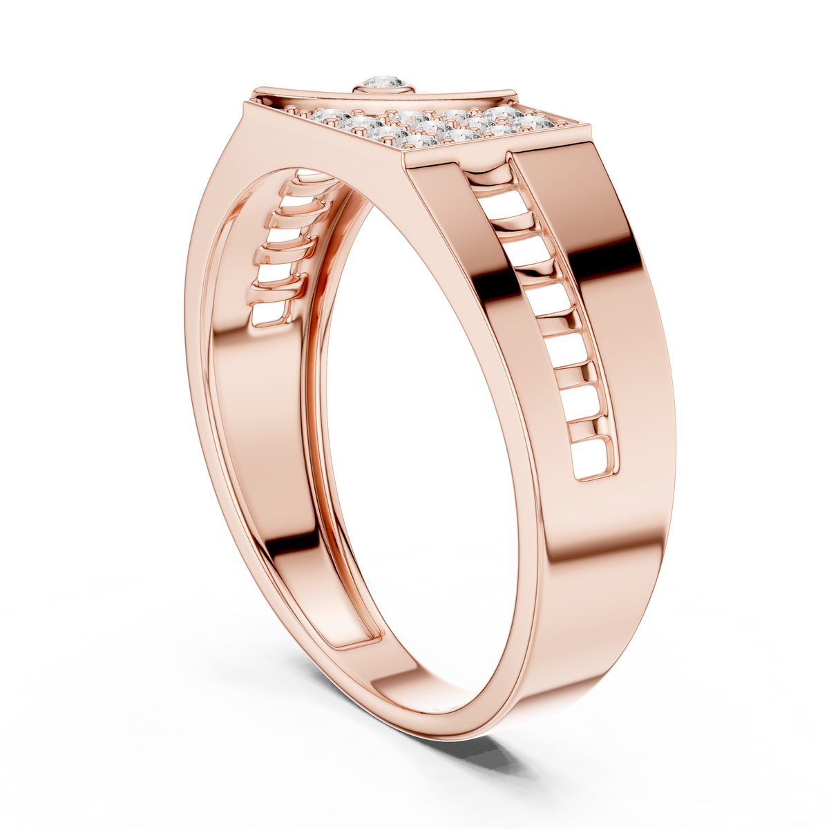 Avelisse Geometric Lab Grown Diamond Ring