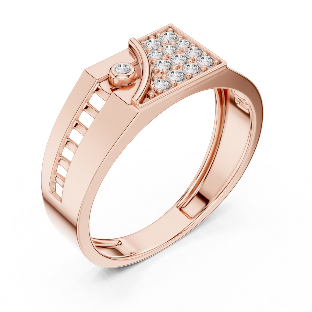 Avelisse Geometric Lab Grown Diamond Ring