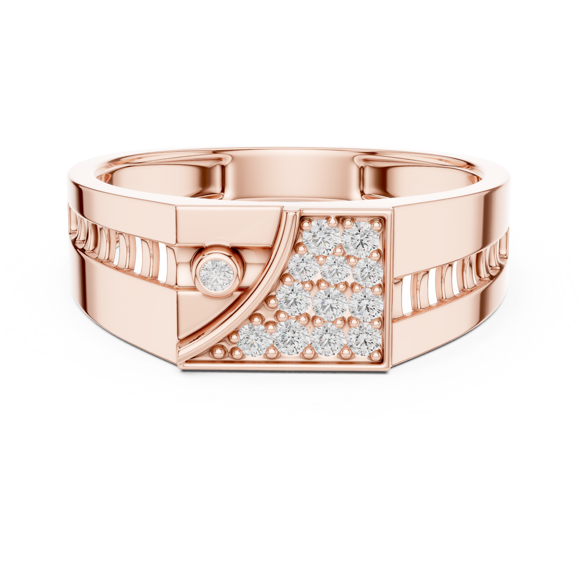 Avelisse Geometric Lab Grown Diamond Ring
