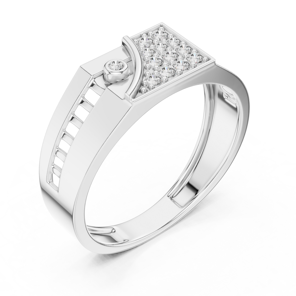 Avelisse Geometric Lab Grown Diamond Ring