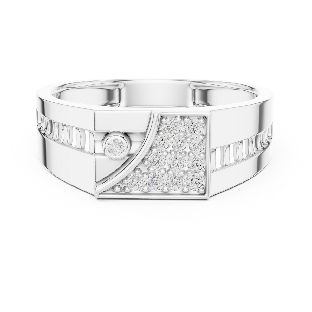 Avelisse Geometric Lab Grown Diamond Ring