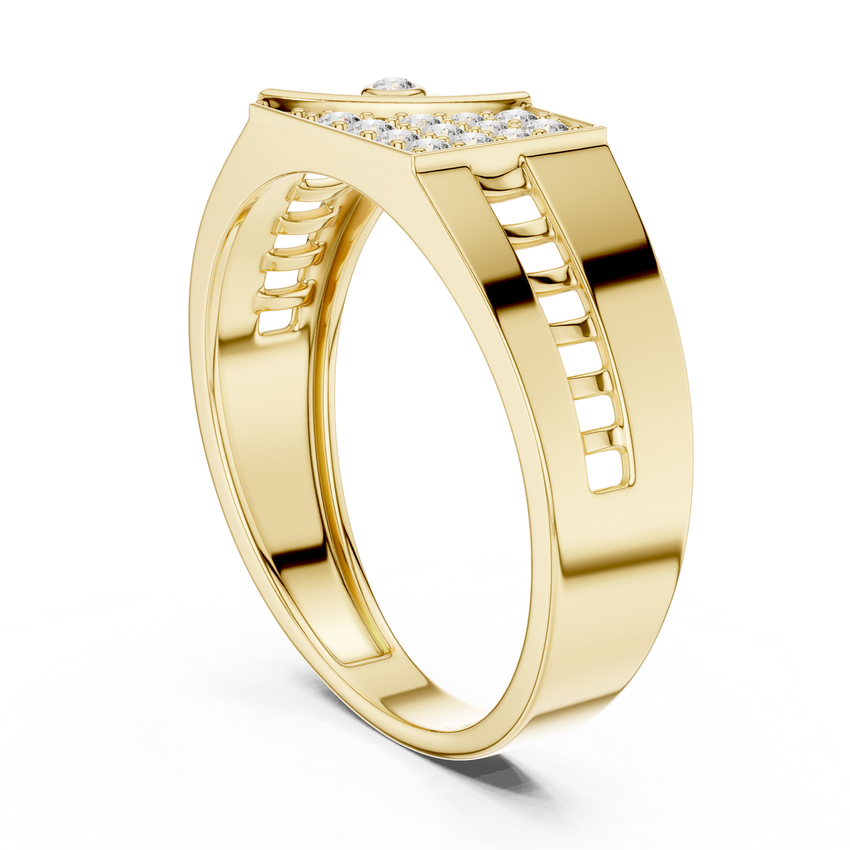 Avelisse Geometric Lab Grown Diamond Ring