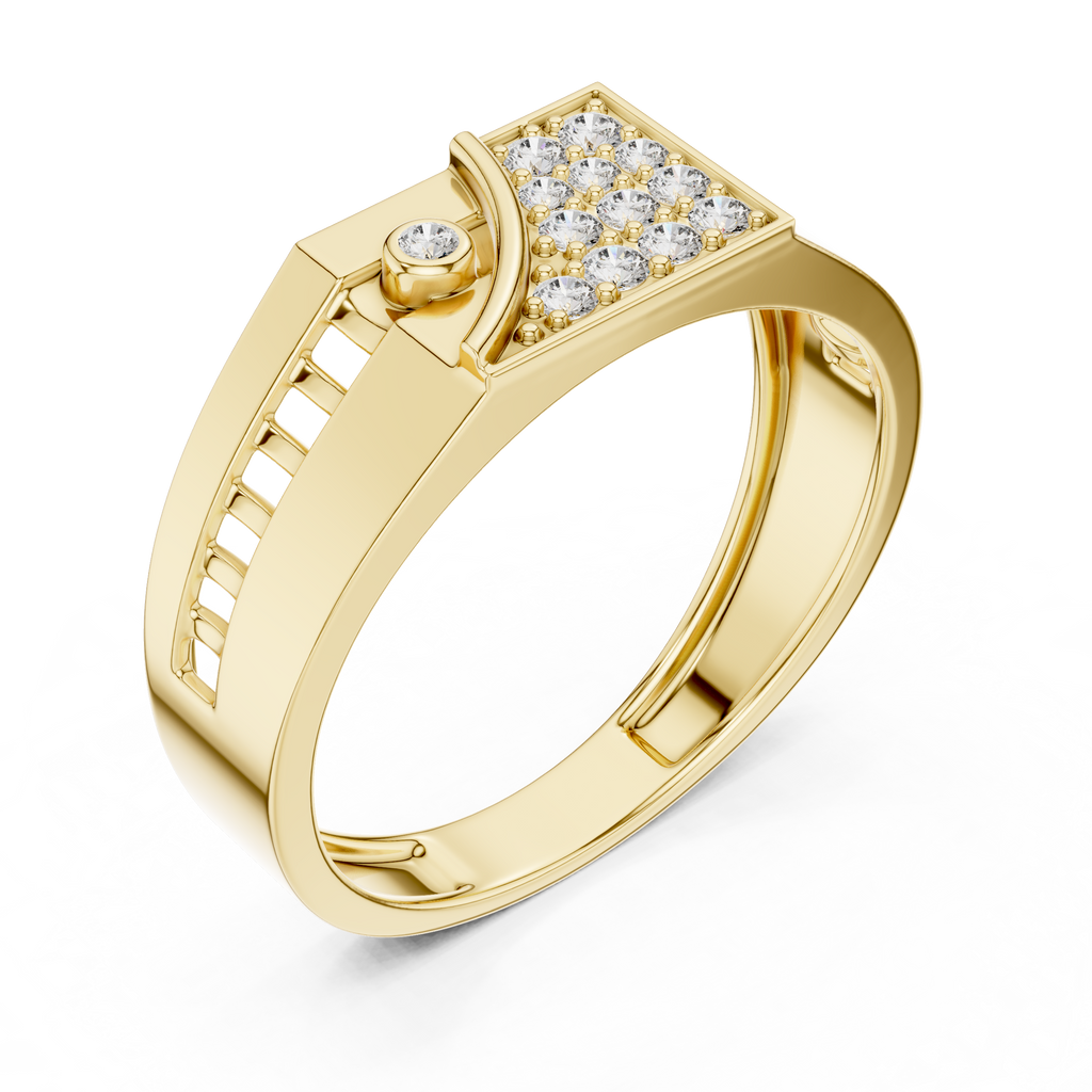 Avelisse Geometric Lab Grown Diamond Ring