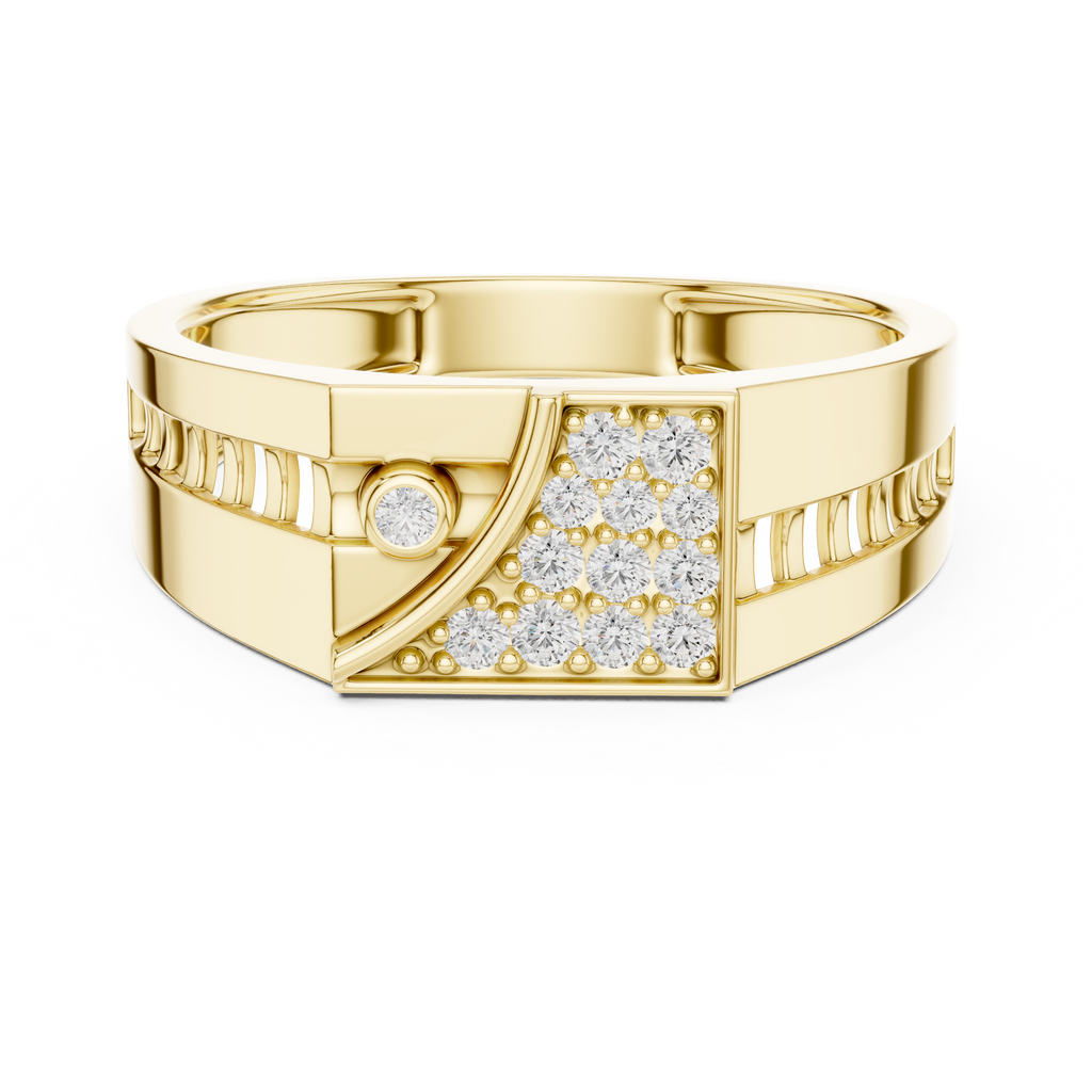 Avelisse Geometric Lab Grown Diamond Ring