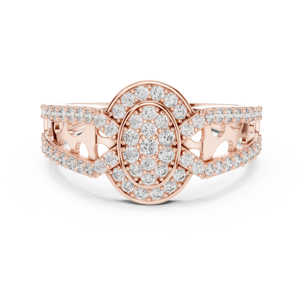 Marielle Lab Grown Diamond Ring for Women | Real Gold & Silver