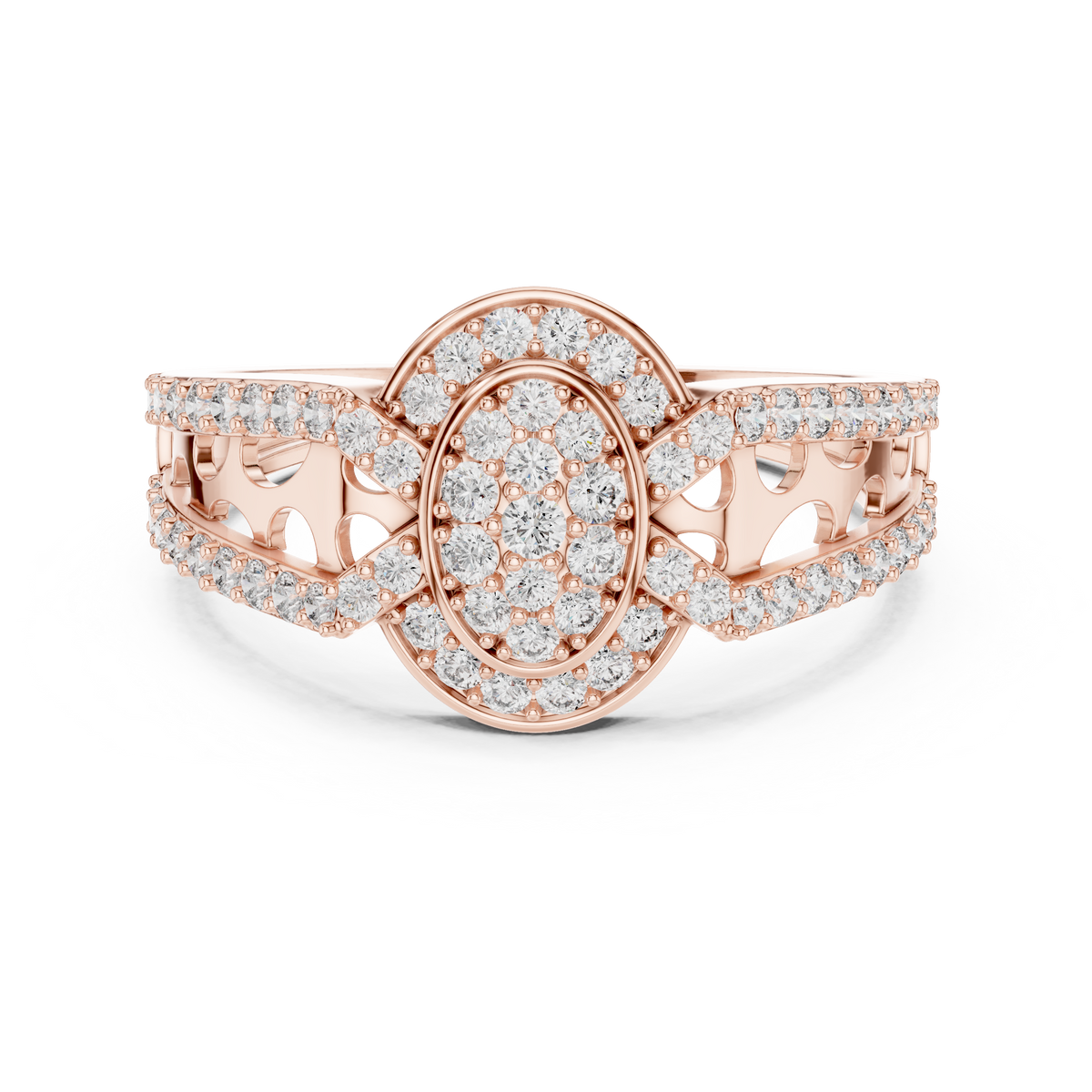 Marielle Lab Grown Diamond Ring for Women | Real Gold & Silver