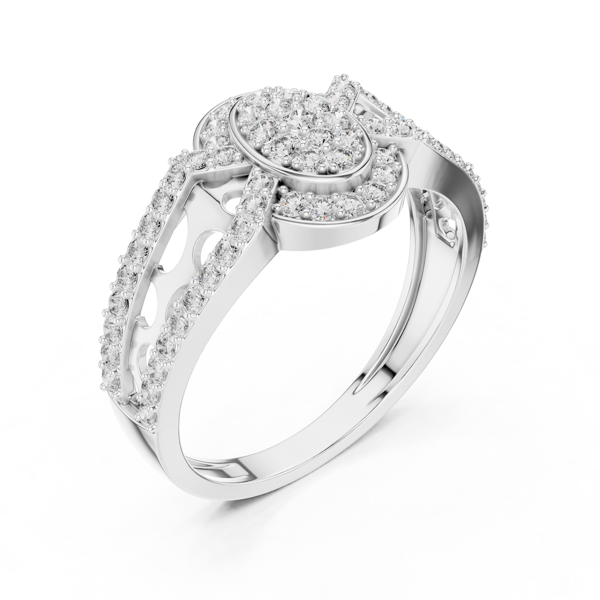 Marielle Lab Grown Diamond Ring for Women | Real Gold & Silver