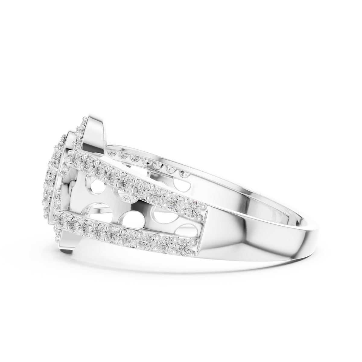 Marielle Lab Grown Diamond Ring for Women | Real Gold & Silver