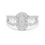 Marielle Lab Grown Diamond Ring for Women | Real Gold & Silver