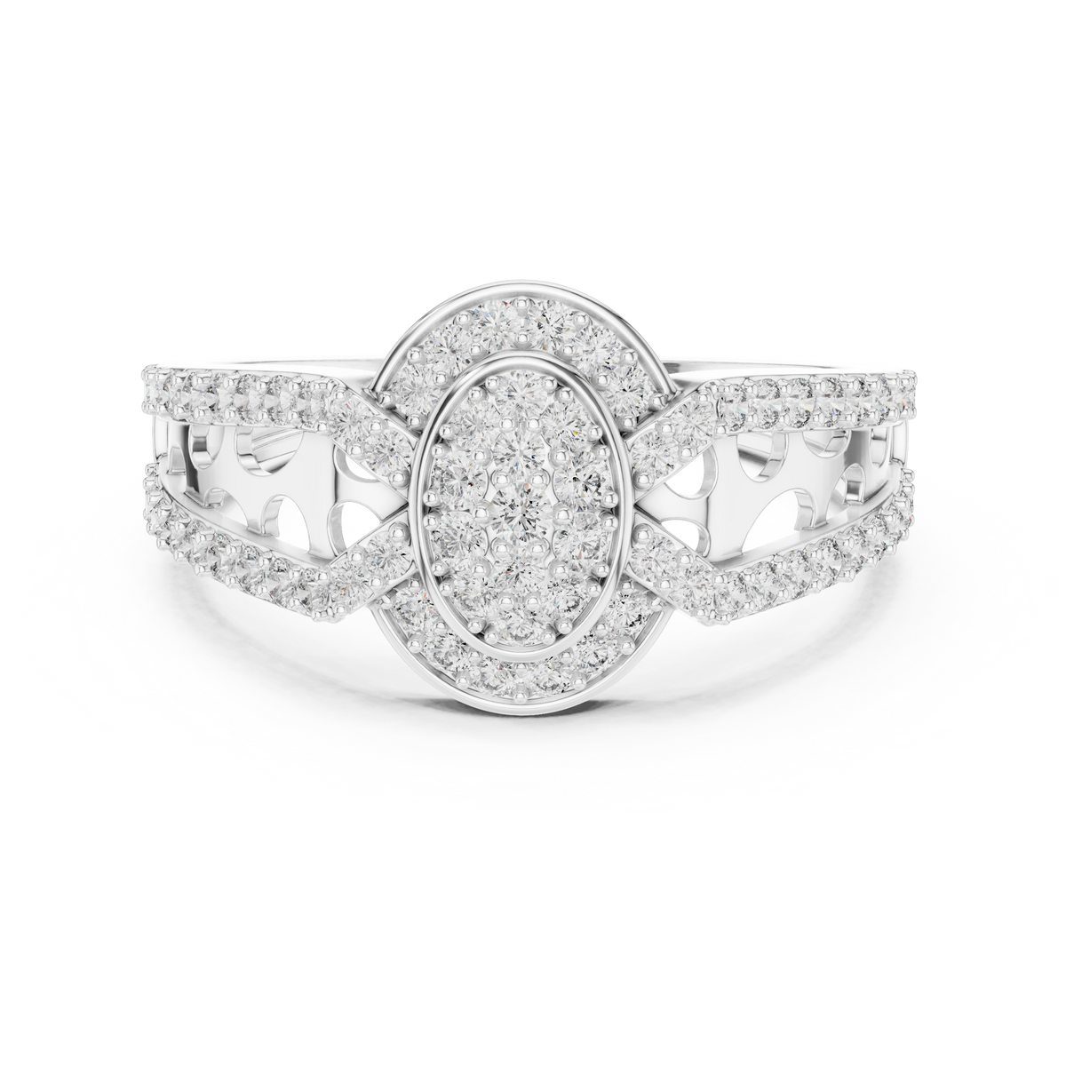 Marielle Lab Grown Diamond Ring for Women | Real Gold & Silver