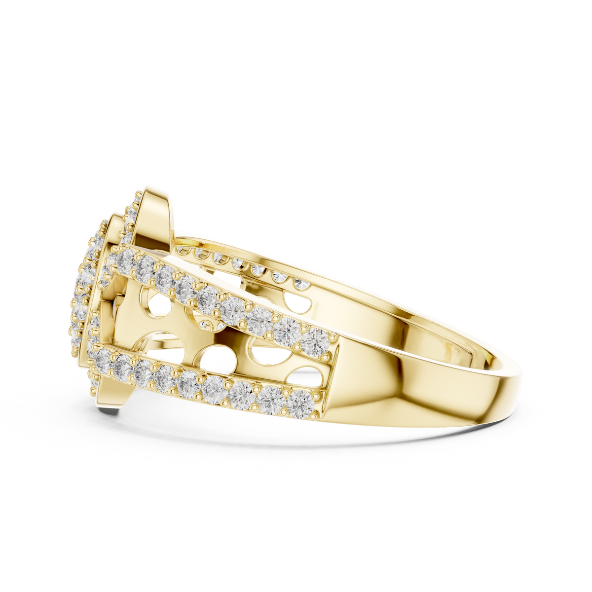 Marielle Lab Grown Diamond Ring for Women | Real Gold & Silver