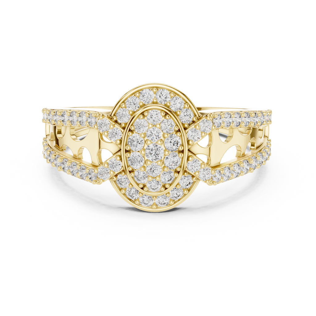 Marielle Lab Grown Diamond Ring for Women | Real Gold & Silver