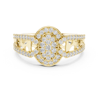 Marielle Lab Grown Diamond Ring for Women | Real Gold & Silver