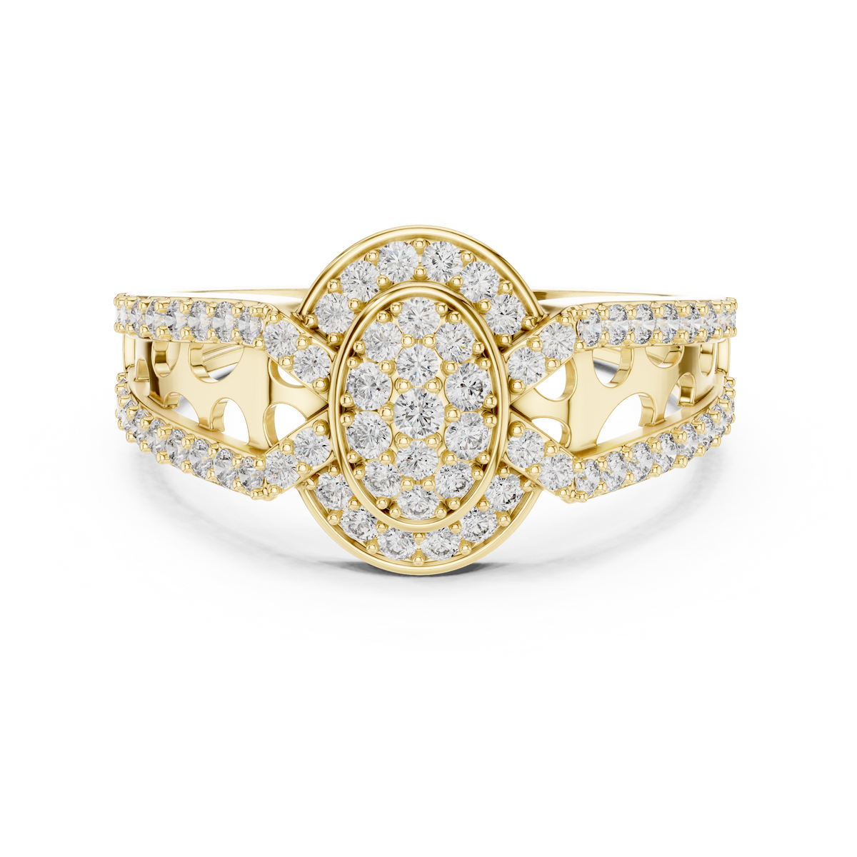 Marielle Lab Grown Diamond Ring for Women | Real Gold & Silver