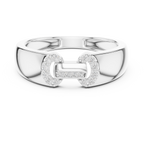 Bellamore Sculpted Pavé Lab Grown Diamond Band Ring