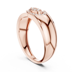 Olivienne Oval Pavé Lab Grown Diamond Band Ring
