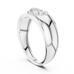 Olivienne Oval Pavé Lab Grown Diamond Band Ring