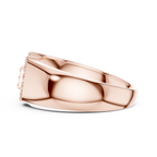 Cinctura Men's Buckle Design Pavé Lab Grown Diamond Ring