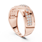 Triana Lab Grown Diamond Geometric Triangle Statement Band Ring