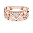 Triana Lab Grown Diamond Geometric Triangle Statement Band Ring