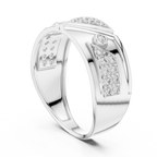 Triana Lab Grown Diamond Geometric Triangle Statement Band Ring