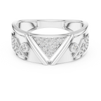 Triana Lab Grown Diamond Geometric Triangle Statement Band Ring